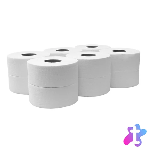 Toalettpapír 2 rétegű közületi átmérő: 23 cm 100 % cellulóz 170 m/tekercs 6 tekercs/karton Bluering® hófehér