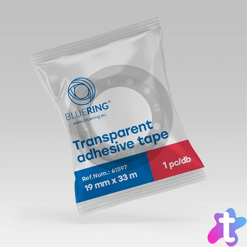 Ragasztószalag 19mmx33m Bluering® egyesével csomagolt