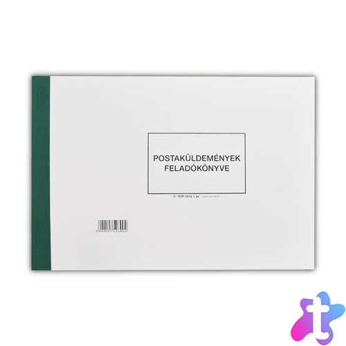 Postaküldemények feladókönyve A4, fekvő 150 lapos C.7976-12/UJ