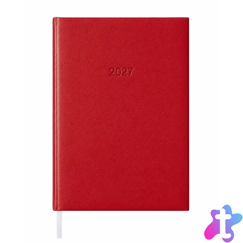 Határidőnapló agenda Standard B/5, heti fehér lapokkal bordó Bluering® 2027.