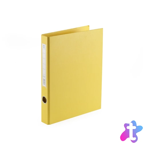 Gyűrűskönyv A4, 3,5cm, 4 gyűrűs PP/PP Bluering® Prémium sárga