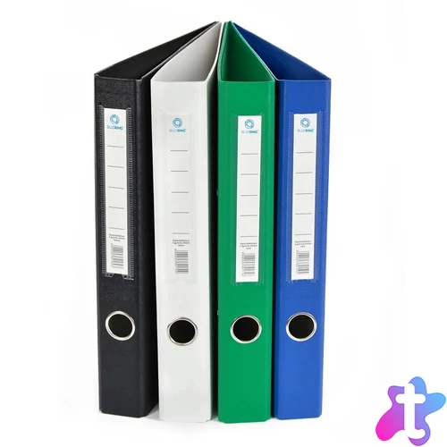 Gyűrűskönyv A4, 4,5cm, 4 gyűrűs PP/PP Bluering® Prémium fehér