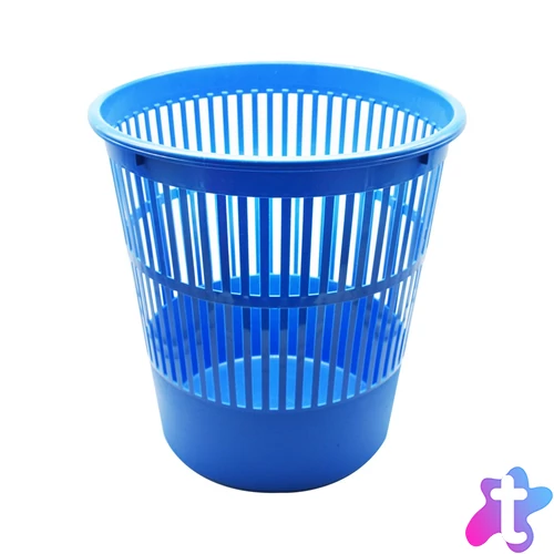 Papírkosár 16l, műanyag rácsos 315x305mm, Bluering® kék