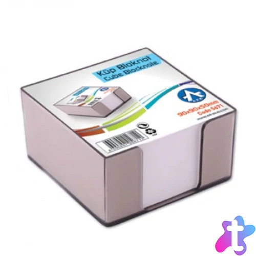 Kockatömb tartó műanyag 8x8x5cm, Bluering® füst