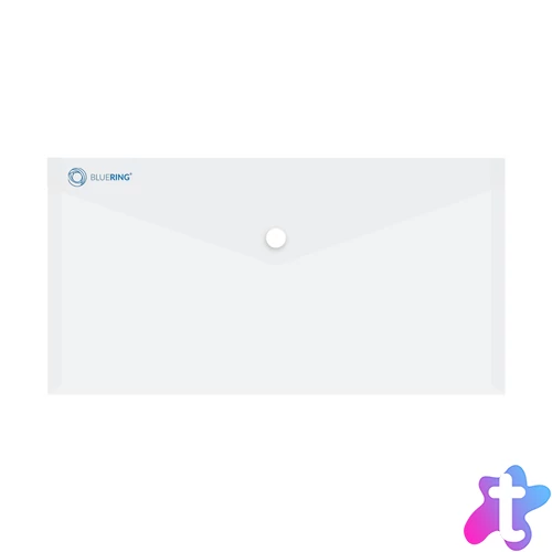 Irattartó tasak DL `csekk` patentos PP Bluering® transzparens