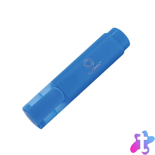 Szövegkiemelő lapos test Bluering® kék