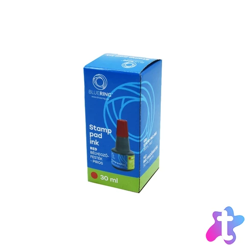 Bélyegzőfesték 30ml, Bluering® Flower piros
