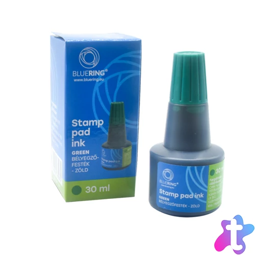 Bélyegzőfesték 30ml, Bluering® Flower zöld