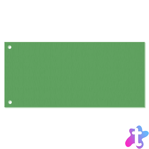 Elválasztócsík, karton 190g. 10,5x24cm, 100 db/csomag, Bluering® zöld