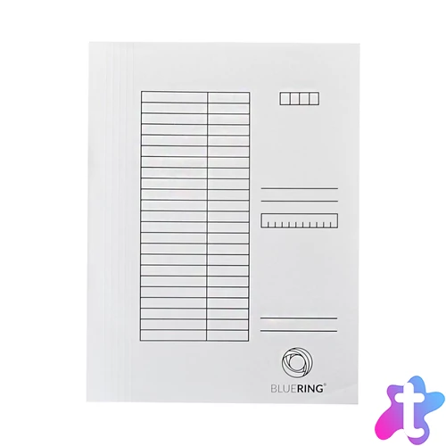 Gyorsfűző A4, 230g. karton Bluering® fehér
