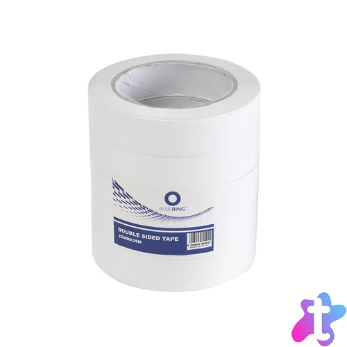 Ragasztószalag kétoldalas, 25mm x 25m Bluering®
