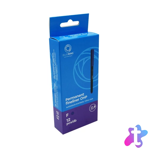 Rostirón, tűfilc alkoholos 0,5mm, OHP Bluering® F kék