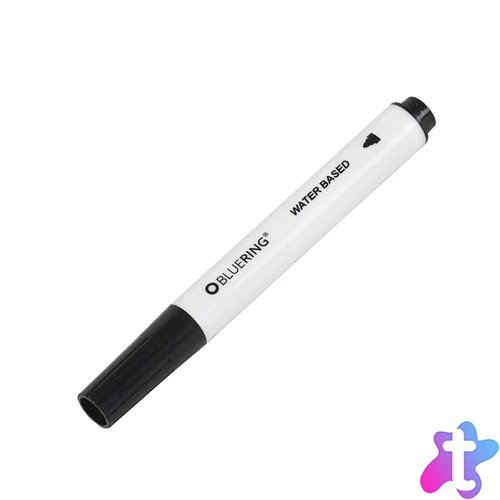 Flipchart marker rostirón vizes kerek végű 3mm, Bluering® fekete