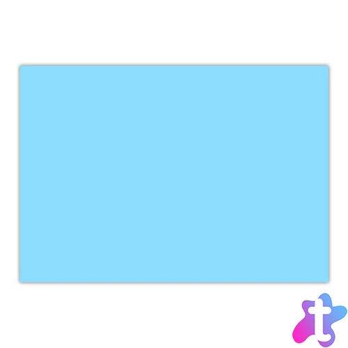 Dekor karton 2 oldalas 50x70 cm, 200g 25ív/csomag, Bluering® világoskék