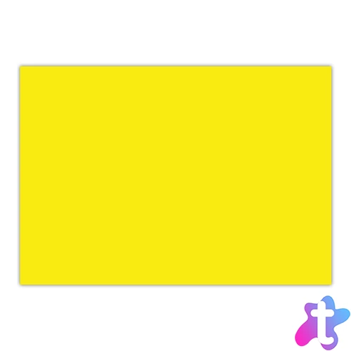 Dekor karton 2 oldalas 50x70 cm, 200g 25ív/csomag, Bluering® sárga