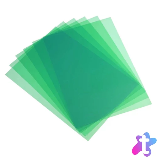 Előlap, A4, 200 micron 100 db/csomag, Bluering® áttetsző zöld