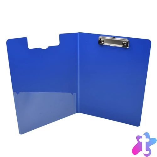 Felírótábla fedeles extra merev A4, PP Bluering® kék