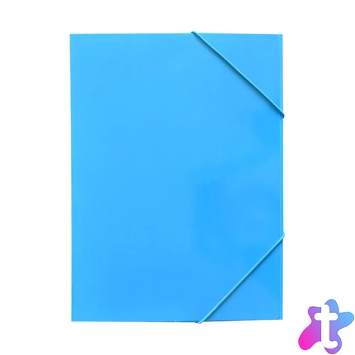 Gumis mappa A4, 350g. karton sarok gumírozással Bluering®, kék