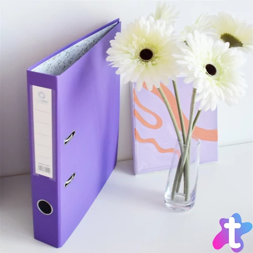 Iratrendező A4, 5cm, Bluering® lila