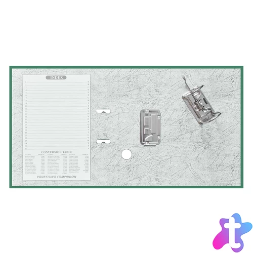 Iratrendező A4, 5cm,lapraszerelt, Bluering® Smart zöld