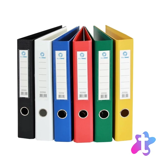 Iratrendező A4, 5cm, két oldalt PP borítás, Bluering® Premium kék