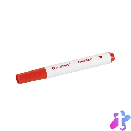 Alkoholos marker 1-4mm, vágott végű Bluering® piros