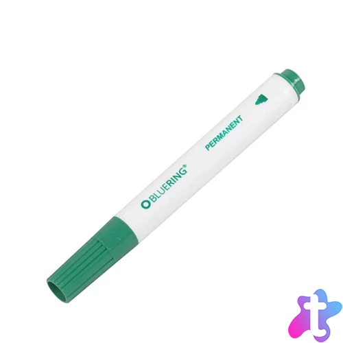 Alkoholos marker 3mm, kerek végű Bluering® zöld