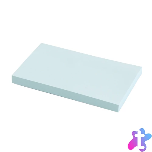Jegyzettömb öntapadó, 76x127mm, 80lap, Bluering® , pasztellkék