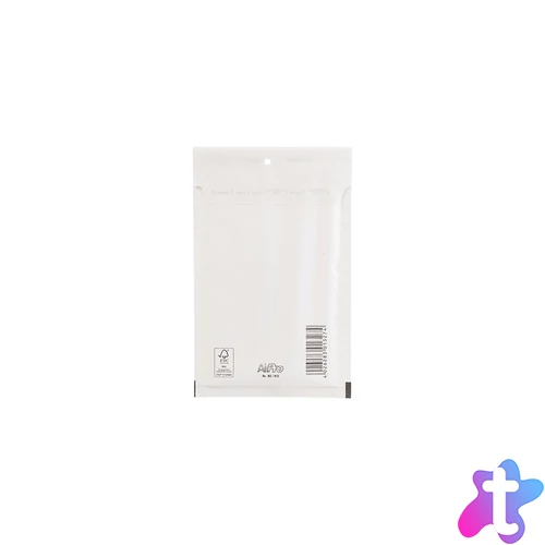 Légpárnás tasak 12/B szilikon külső méret 140x225mm, belső méret 120x215mm, Bluering® fehér