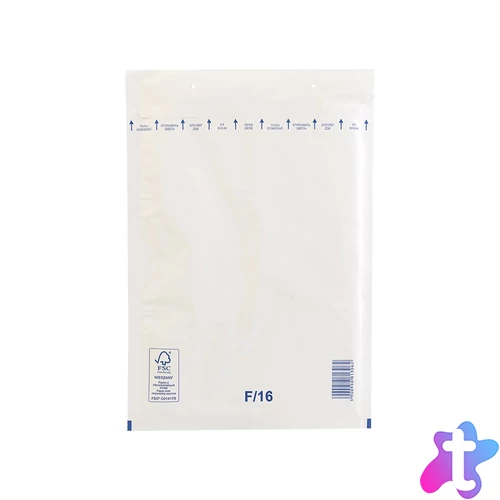 Légpárnás tasak 16/F szilikon külső méret 240x350mm, belső méret 220x340mm, Bluering® fehér