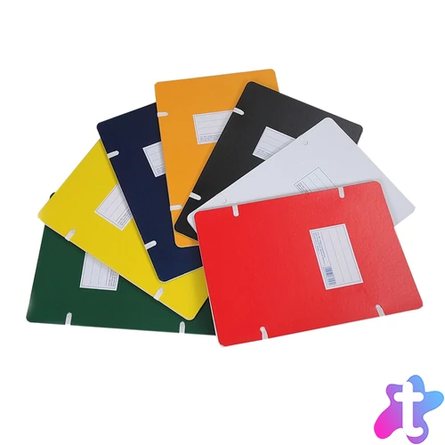 Szalagos irományfedél A4, 1050g. Bluering®, sárga