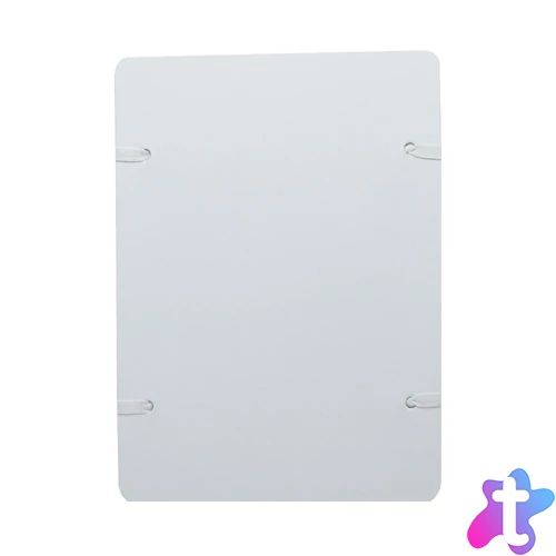 Szalagos irományfedél A4, 1050g. 1m szalaggal, címke nélkül, Bluering®, fehér