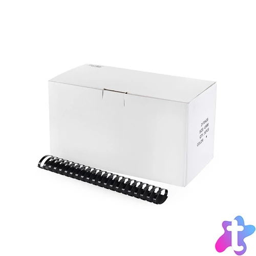 Spirál műanyag 45mm, 50 db/doboz, Bluering®, fekete