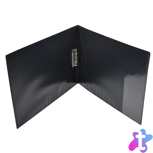 Villámzáras mappa A3, fekvő műanyag, Bluering®, fekete