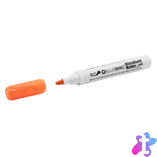 Táblamarker kerek test Bluering® neon narancs