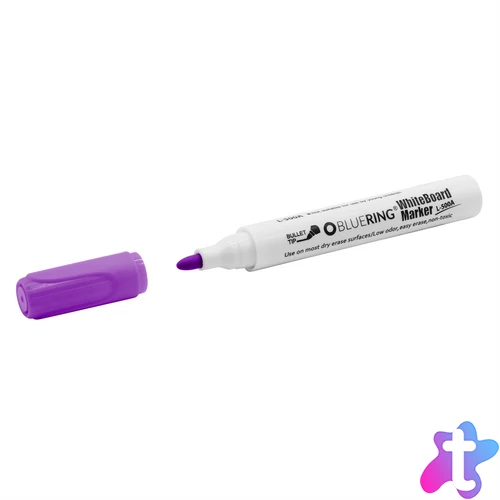 Táblamarker kerek test Bluering® neon lila