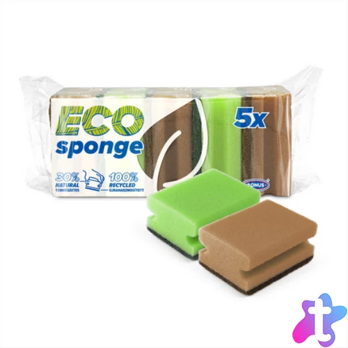 Mosogatószivacs 5 db/csomag formázott Bonus B385