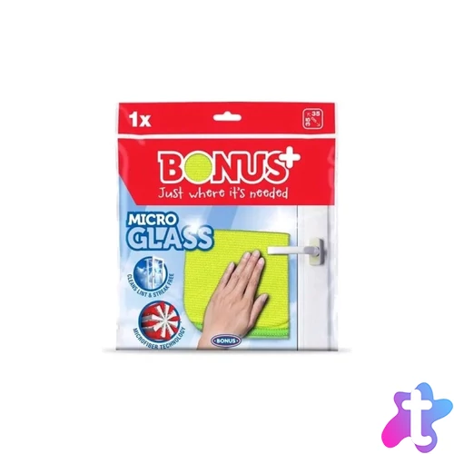 Törlőkendő mikroszálas Micro Glass 1 db/csomag Bonus_B477