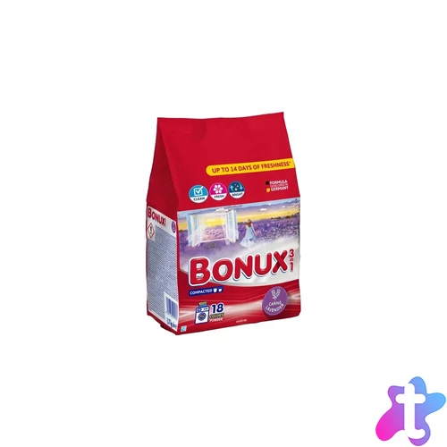 Mosópor 1,17 kg (18 mosás) színes ruhákhoz Bonux Lavender