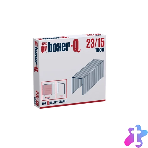 Tűzőkapocs 23/15 dobozos Boxer -Q