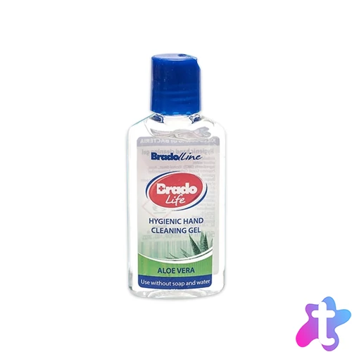 Kéz- és bőrfertőtlenítő gél 50 ml Bradolife aloe vera