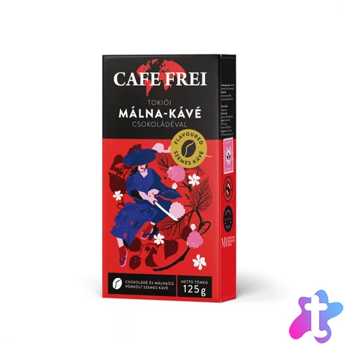 Kávé szemes, 125g, Cafe Frei Tokiói csokoládés-málna