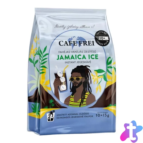 Kávé instant jeges, 10 x 17g, 2in1 Cafe Frei Jamaica ice fahéjas-vaníliás