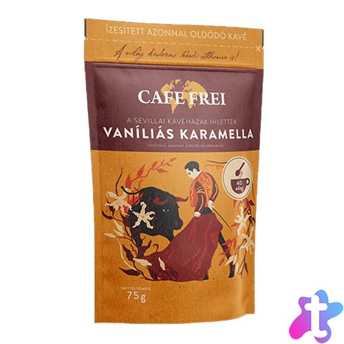 Kávé instant, 75g, Cafe Frei Vaníliás karamella