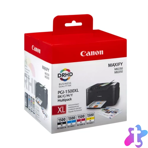 Canon PGI1500XL tintapatron BCMY multipack ORIGINAL