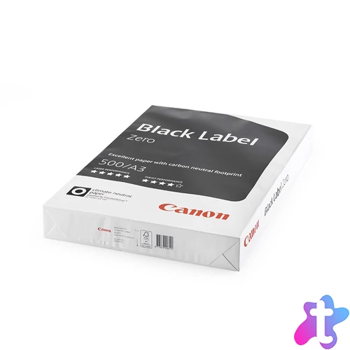 Másolópapír A3, 80g, Canon Black Label Zero 500ív/csomag,