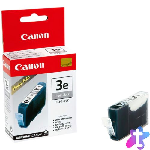 Canon BCI3E tintapatron photo black ORIGINAL leértékelt 