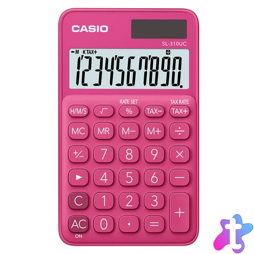 Zsebszámológép 10 digit Casio SL 310 rózsaszín