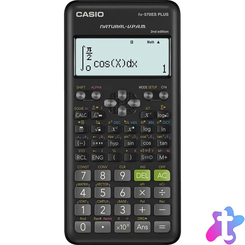 Számológép tudományos 417 funkciós Casio FX 570 ES PLUS 2E fekete