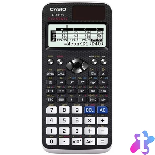 Számológép tudományos 668 funkciós Casio FX991CE X fekete